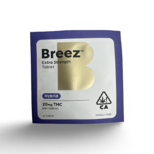 Breez Social/High 20mg Extra-Strength Hybrid THC Tablet
